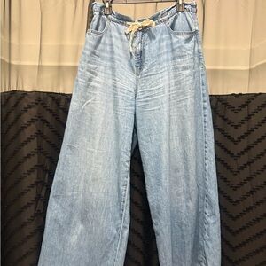 GAP Superlight button, zipper closure with drawstring Baggy Jeans